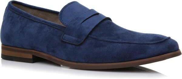 Ferro Aldo Dylan MFA19671 Classic Moc-Toe Penny Loafers for Men Suede Like