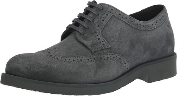 BOSS Men's Baird Suede Leather Derby Shoe Oxford